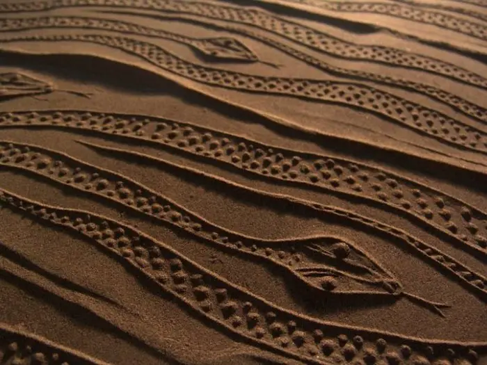 Рисунки на песке в проекте «Sand Prints»