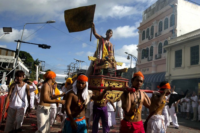 Festival of Vegetarians in Thailand