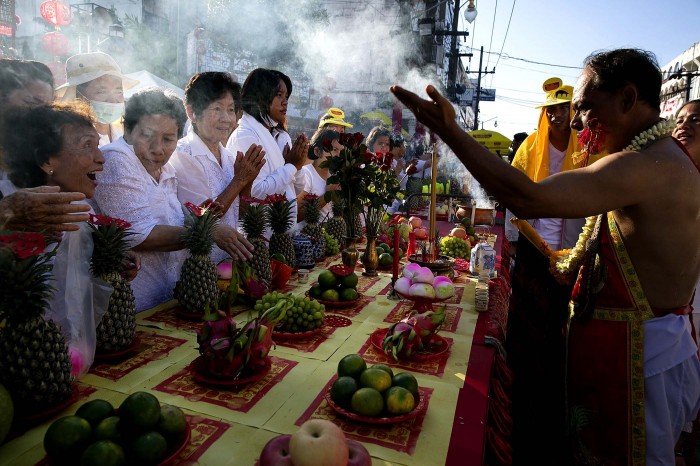 Festival of Vegetarians in Thailand