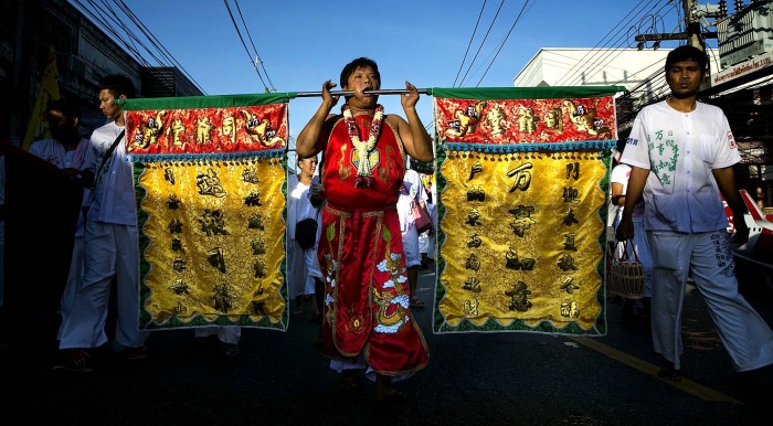 The Festival of Vegetarians in Thailand