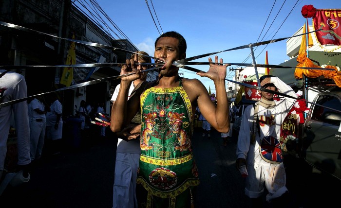 The Festival of Vegetarians in Thailand