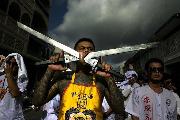 The Festival of Vegetarians in Thailand