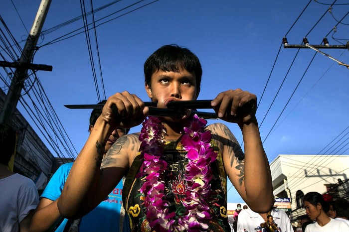 The Festival of Vegetarians in Thailand