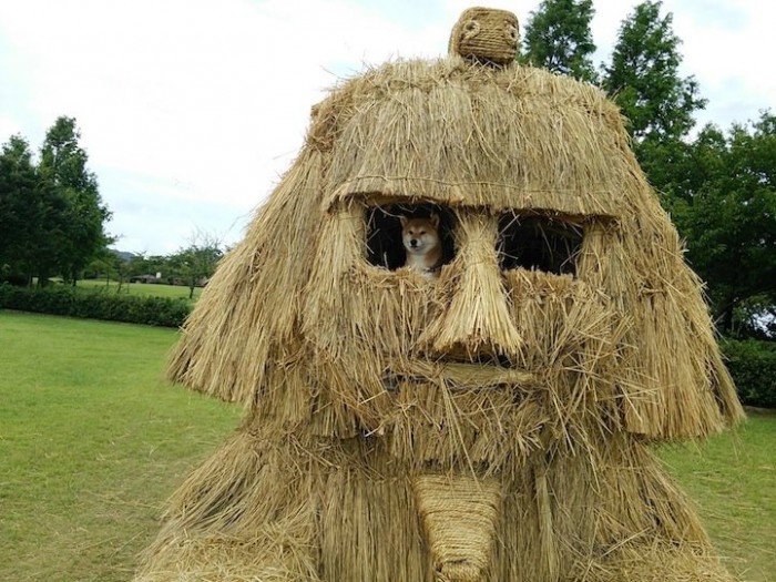 Straw Monsters and Other Sculptures of the Festival in Japan