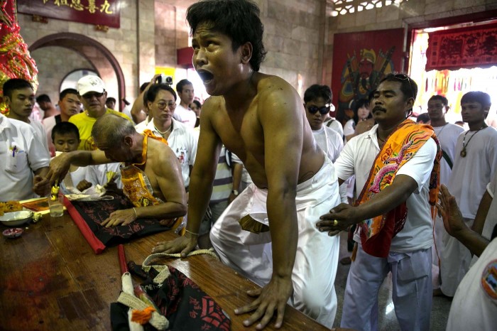 The Festival of Vegetarians in Thailand