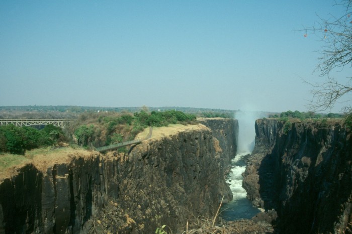  Victoria Falls & thundering smoke Africa