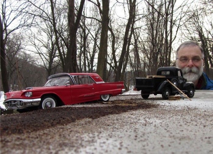 Recreating the past with a forced perspective