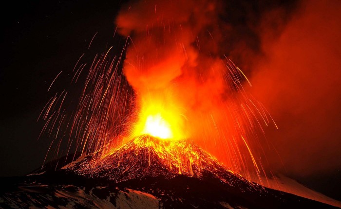 Volcanic eruptions: Sinabung VS Etna