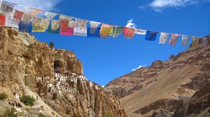 The unique monastery of Fuktal Gompa in India