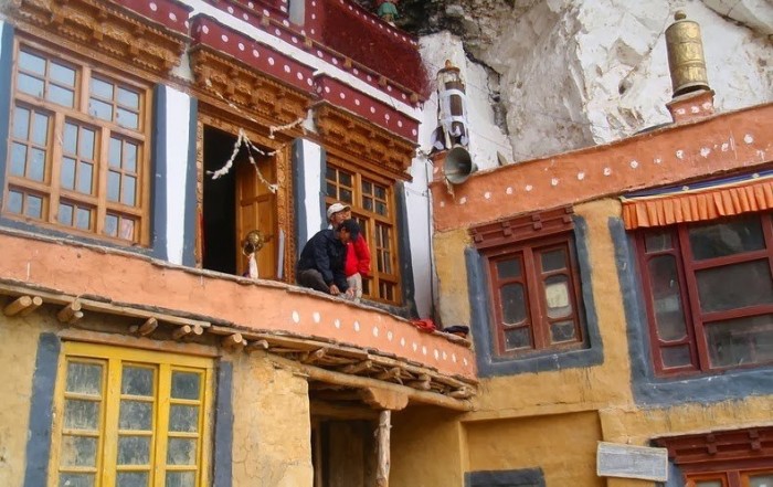 The unique monastery of Fuktal Gompa in India