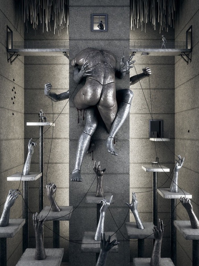 Digital sculptures by Adam Martinakis