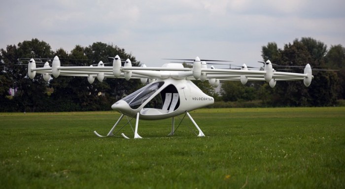 The first successful electronic helicopter E-Volo VC200
