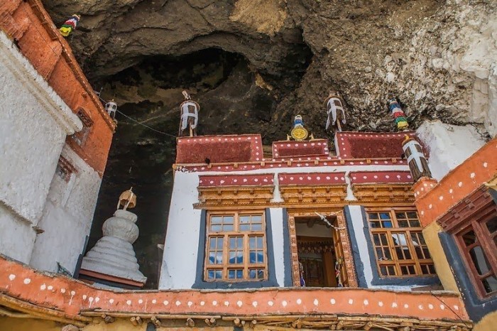 The unique monastery of Fuktal Gompa in India