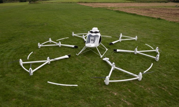 The first successful electronic helicopter E-Volo VC200