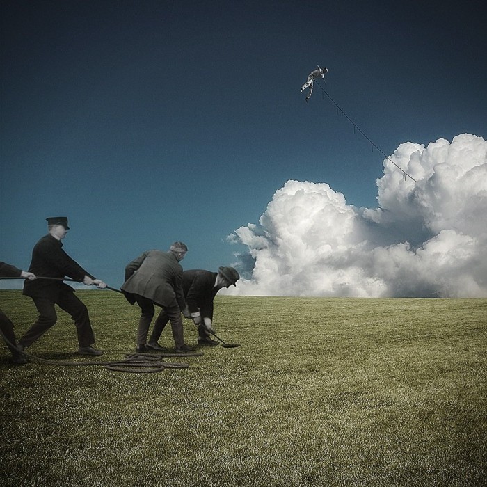 Surrealistic collages by Joseb Elorza