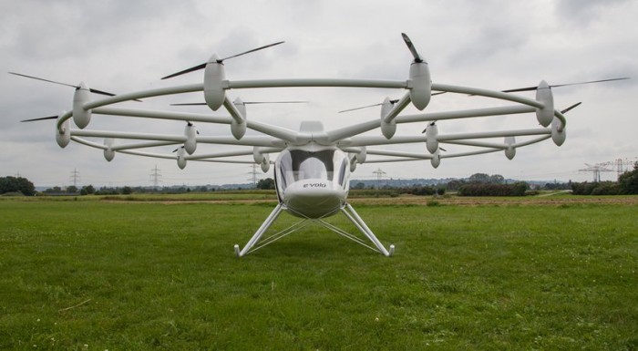 The first successful electronic helicopter E-Volo VC200