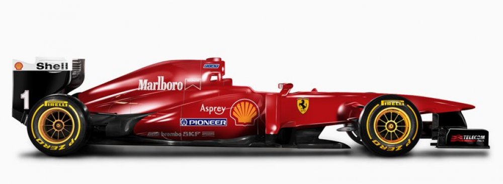 Fitting livery of the Formula-1 cars