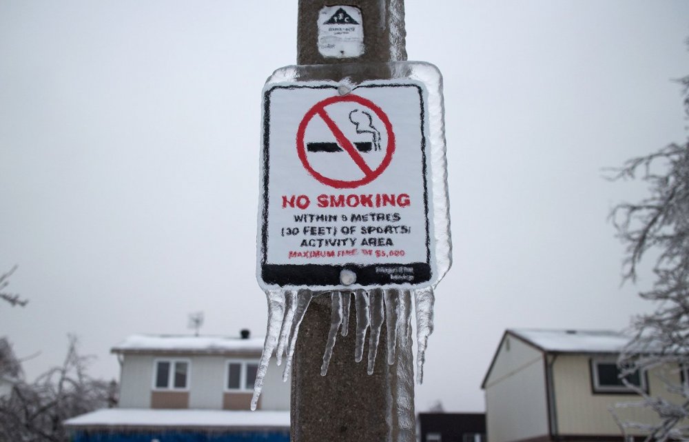 Icy Christmas in Canada