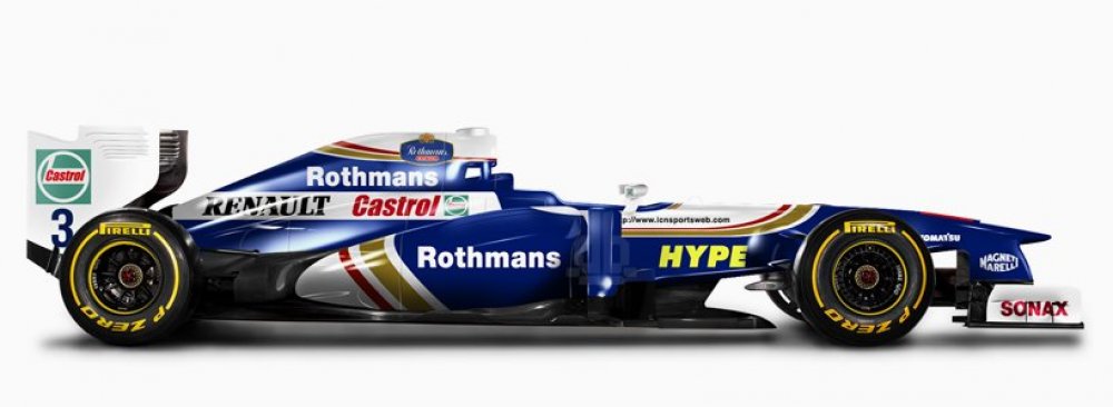 Fitting livery of the Formula-1 cars