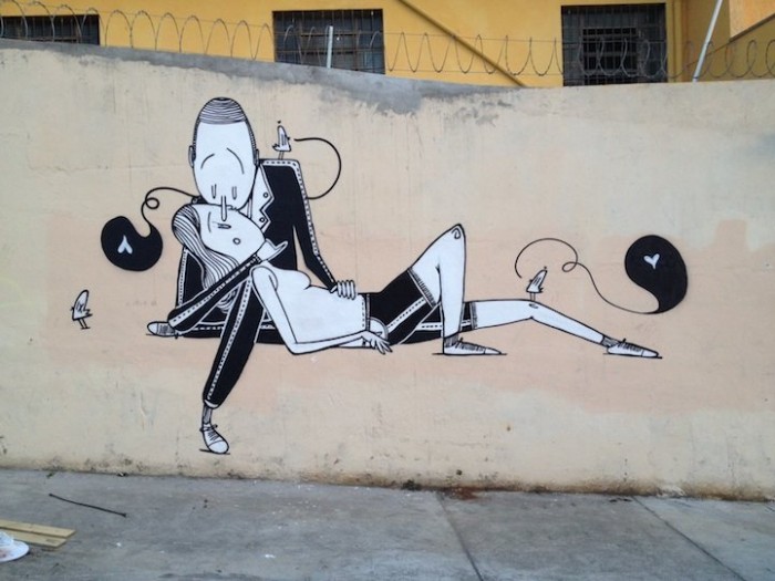 Street art filled with the love of Alex Senna