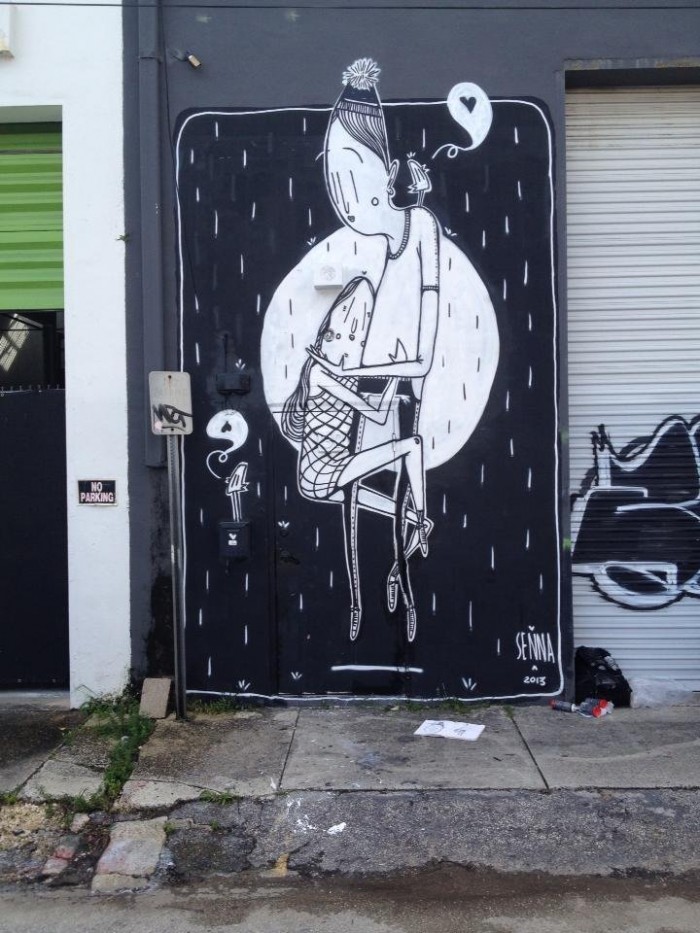  Street art filled with the love of Alex Senna