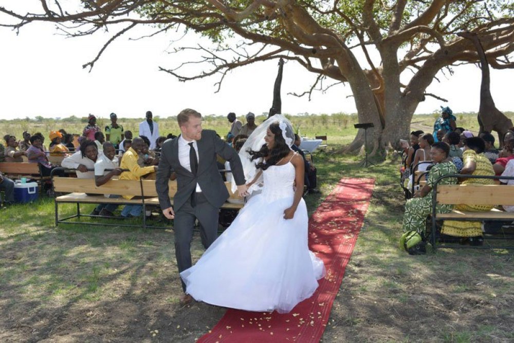 Safari-wedding in Zimbabwe