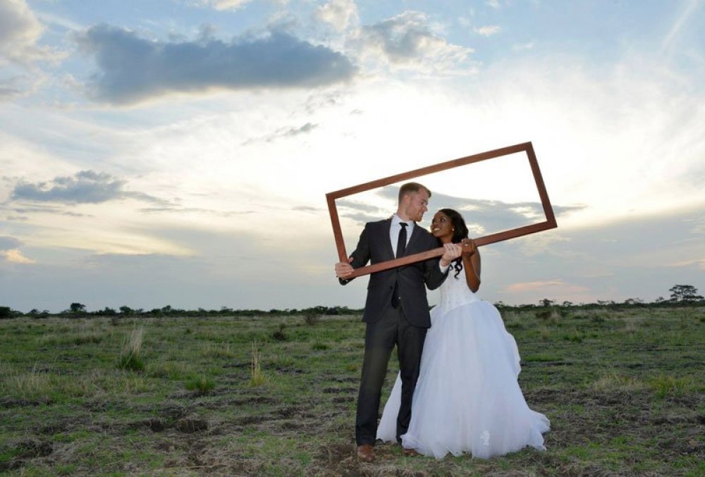 Safari-wedding in Zimbabwe