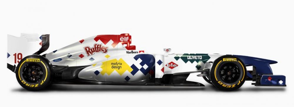 Fitting livery of the Formula-1 cars