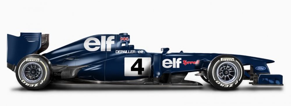 Fitting livery of the Formula-1 cars