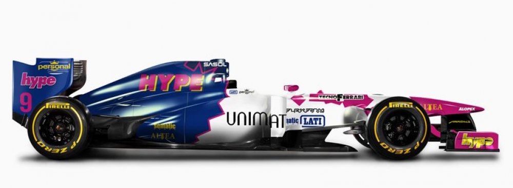 Fitting livery of the Formula-1 cars