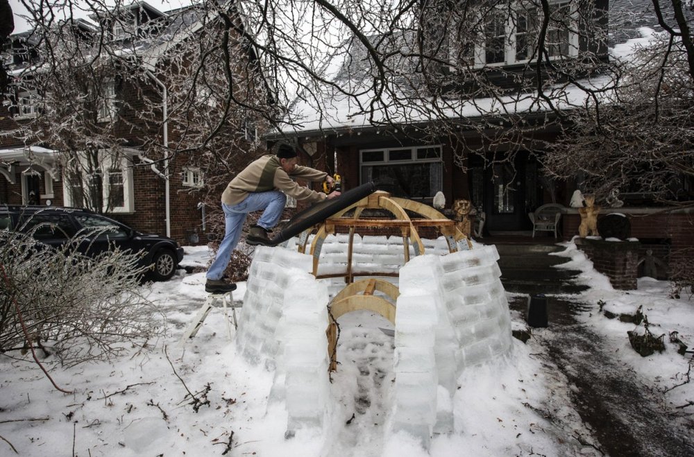 Ice Christmas in Canada