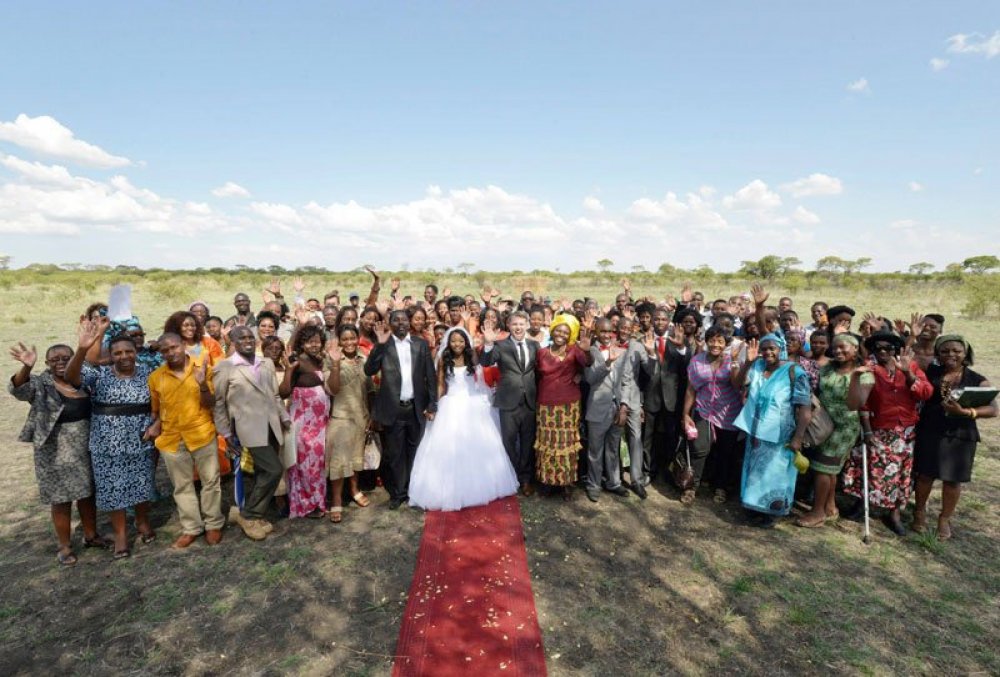Safari-wedding in Zimbabwe