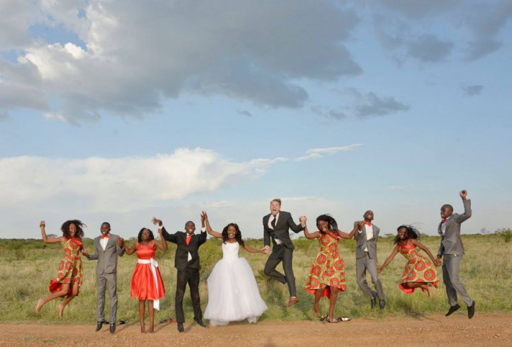 Safari-wedding in Zimbabwe