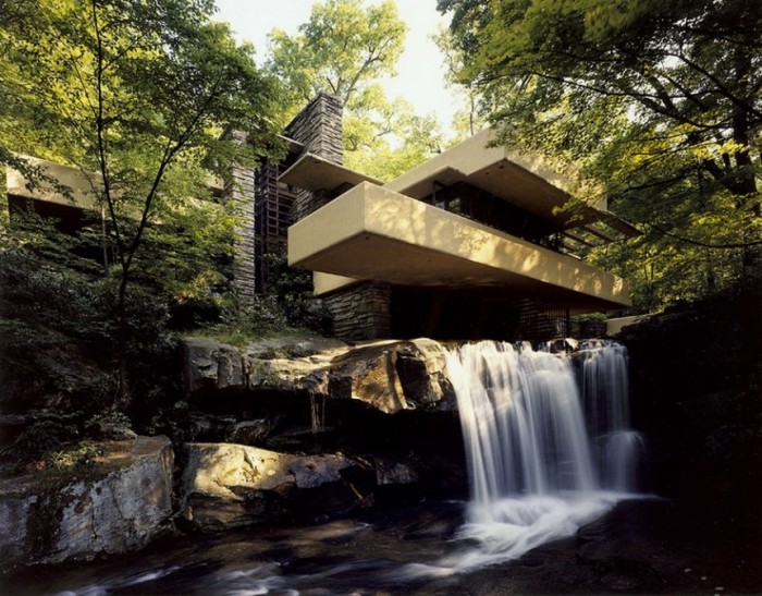 Project House on the Waterfall & (Fallingwater)