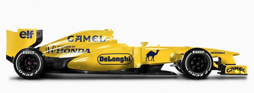 Fitting livery of the Formula-1 cars