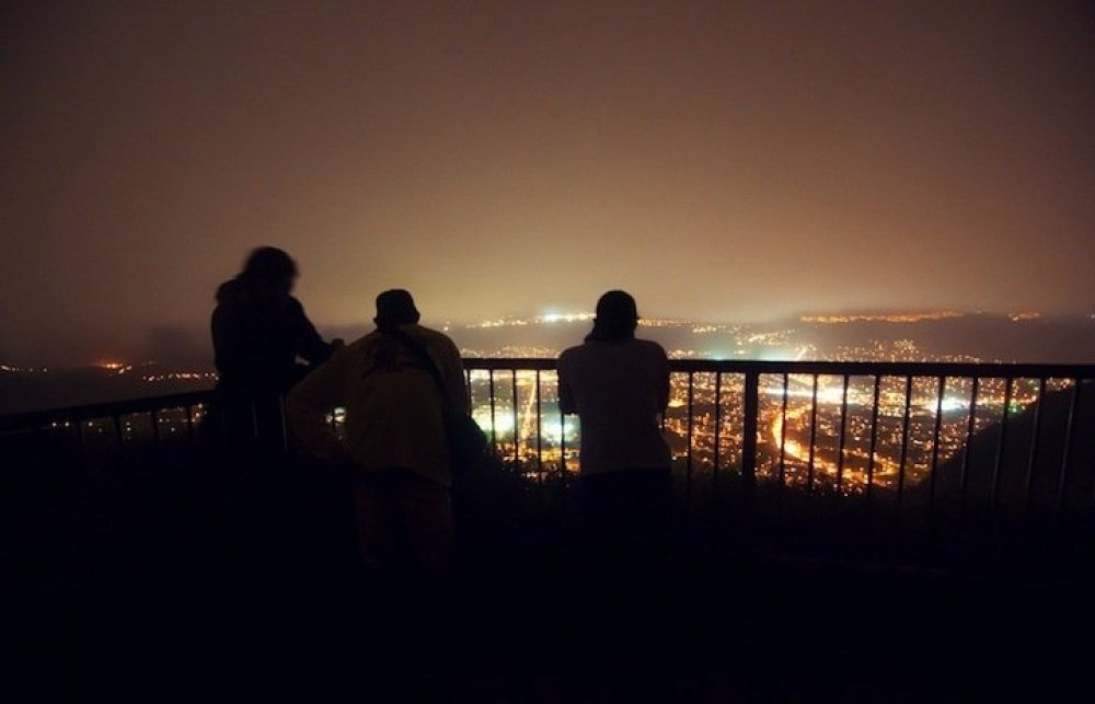 Four thousand steel steps to the Hawaiian panoramas