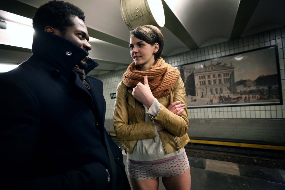 & laquo; Without pants in the Metro 2014 & raquo;