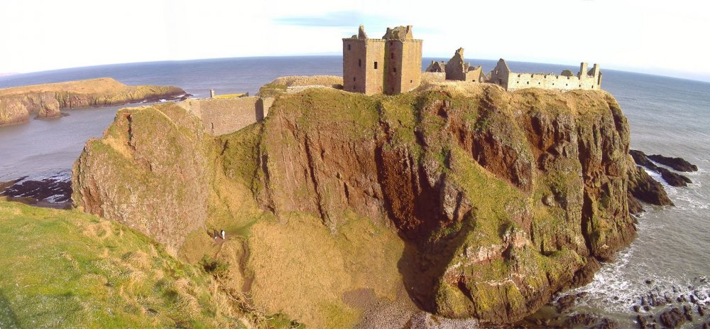 Dunnottar's castle is the most impregnable fortress of Scotland