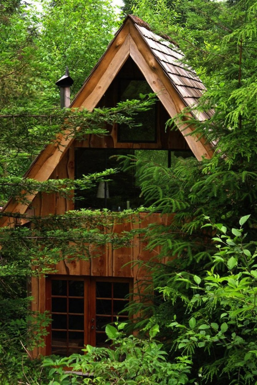 Японский лесной дом за $11 000 в лесу
