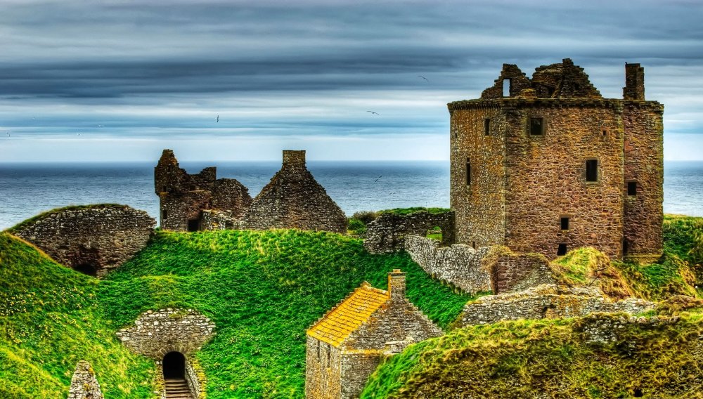 Замок Данноттар – самая неприступная крепость Шотландии