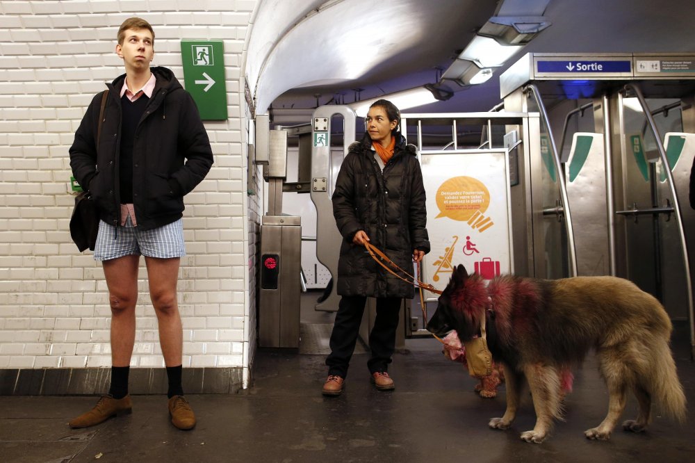 & laquo; Without pants in the Metro 2014 & raquo;