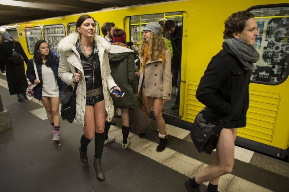 & laquo; Without pants in the Metro 2014 & raquo;