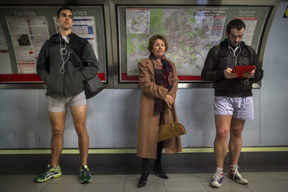 & laquo; Without pants in the Metro 2014 & raquo;