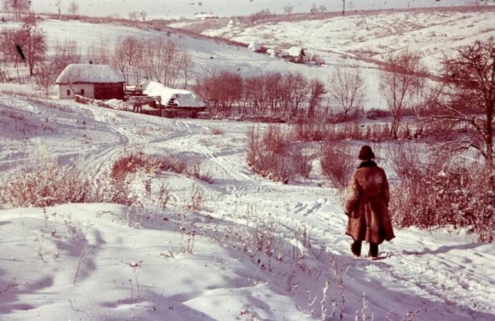 Color photos of Ukraine in the years 1942-43