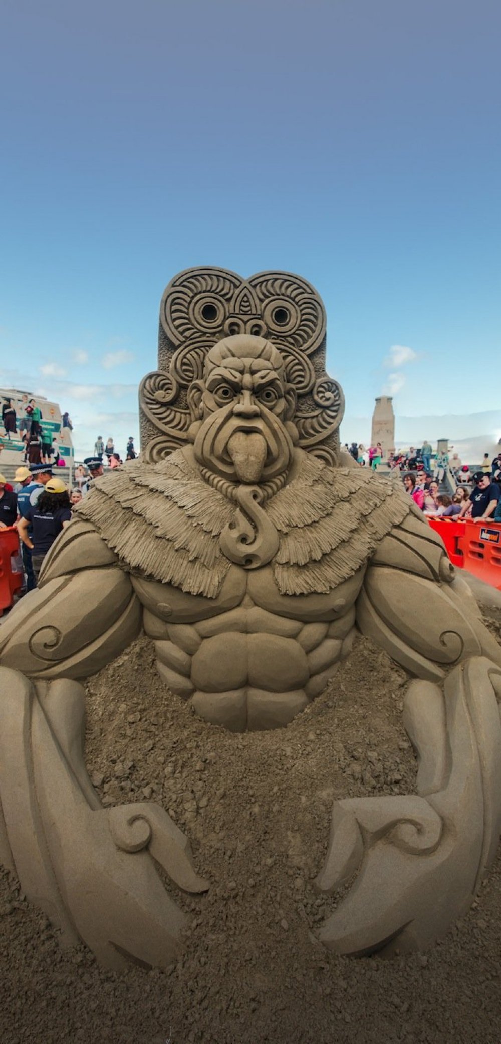 Sand competition at the sand castle competition