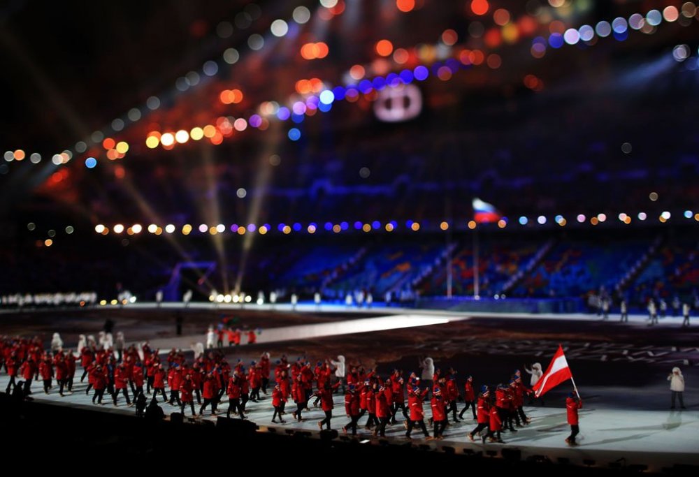 The Winter Olympics of 2014 officially opened in Sochi