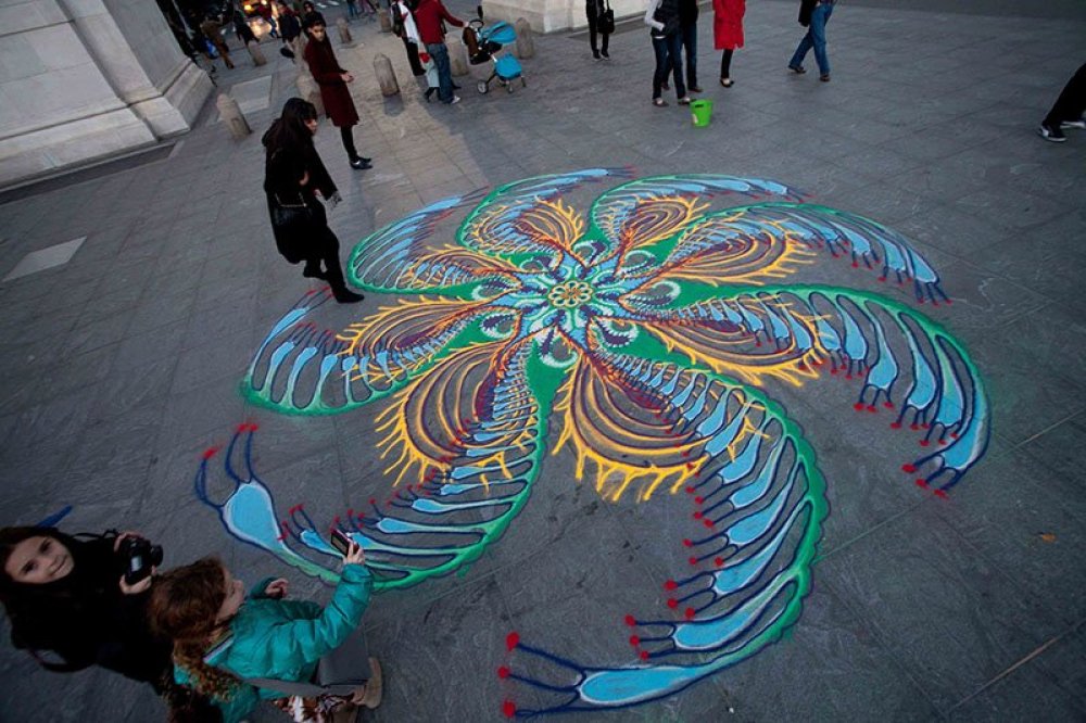  Spontaneous sand paintings by Joe Mangrum (Joe Mangrum)