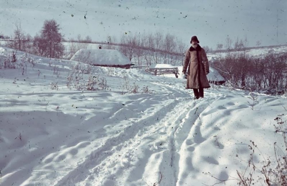 Color photos of Ukraine in the years 1942-43