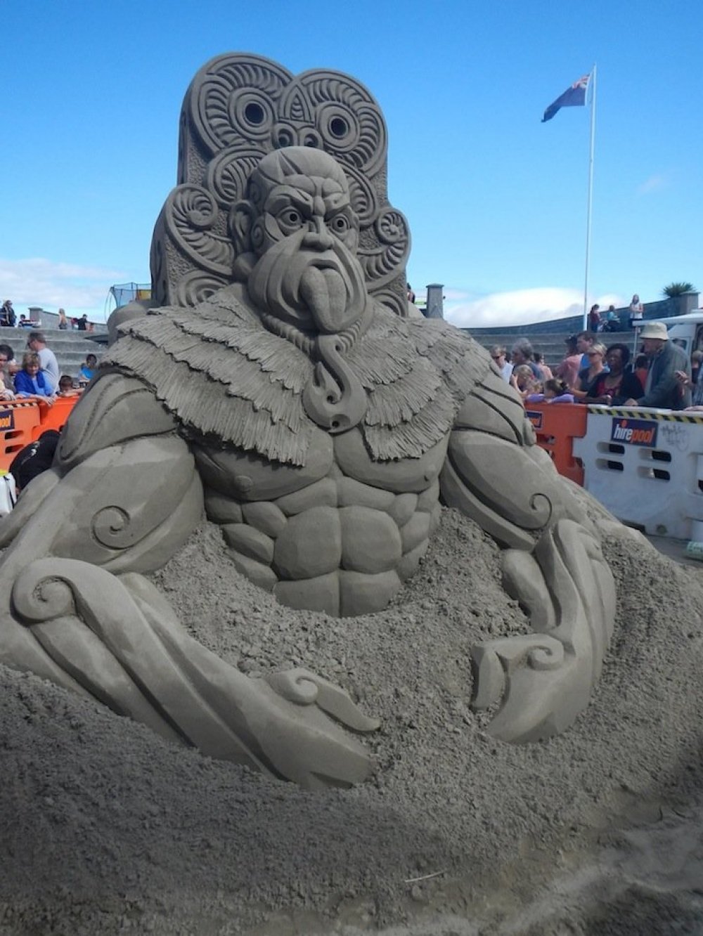 Sand competition at the sand castle competition