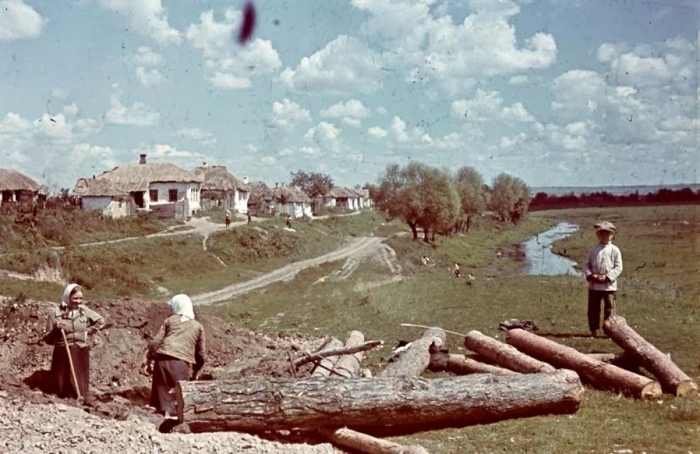 Цветные фотографии Украины 1942-43-х годов